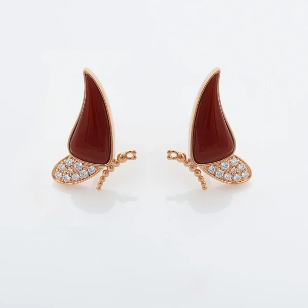 Red Butterfly (Earrings)
