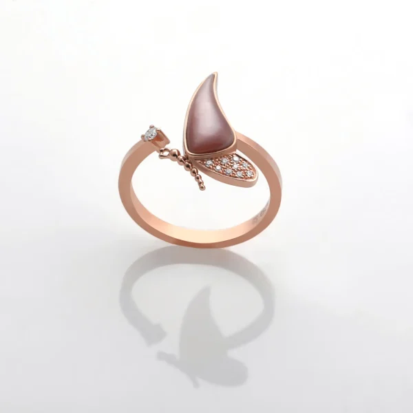 Pink Butterfly (Ring)