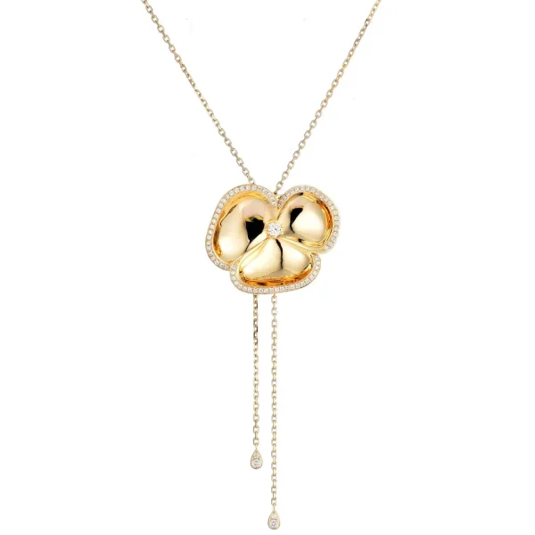 Big Gold Orchid (Necklace)