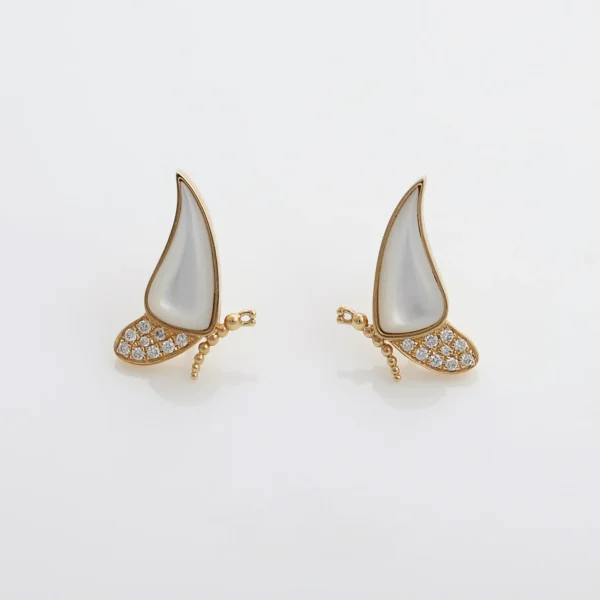 White Butterfly (Earrings)